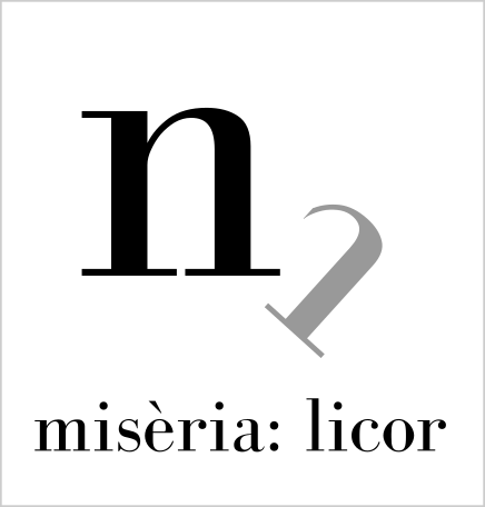 Misèria: licor d'aigües del segre